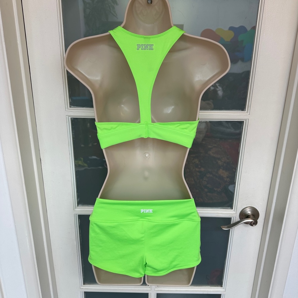 PINK Victoria's Secret Neon Green Swim Set - Picture 4 of 5